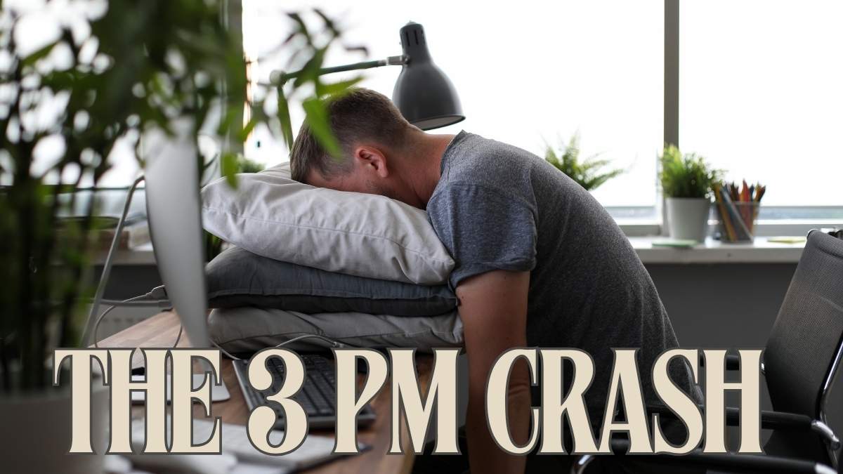 Tired remote worker at home desk